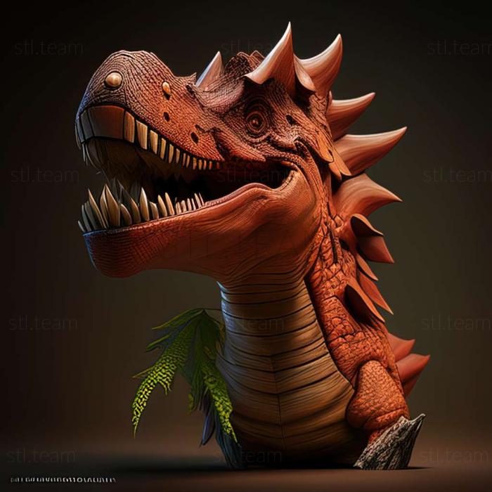 3D model Gobisaurus (STL)